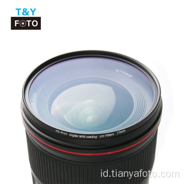 30-105mm Slim tahan air 16 lapisan Filter UV multi-lapis